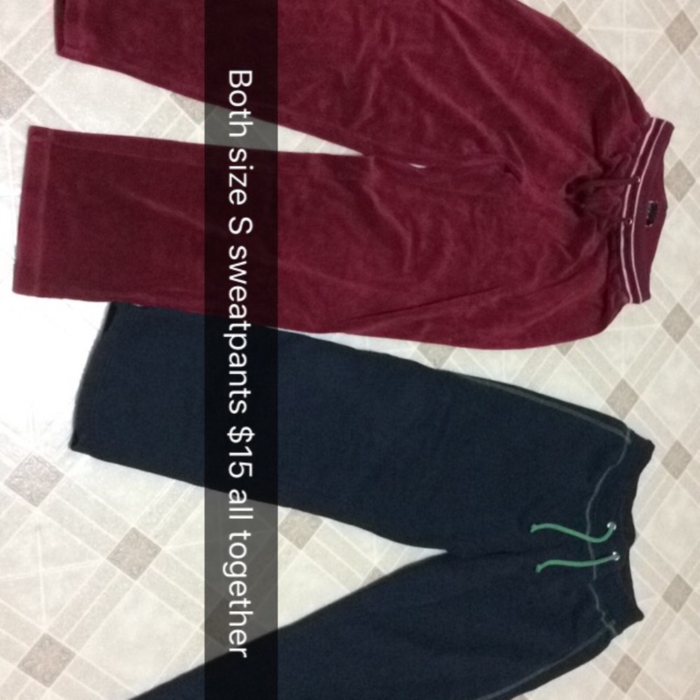 2 pairs of sweatpants